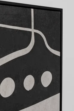 KARE Design Taulut*Artistic Blacky Canvas Taulu 70x110cm