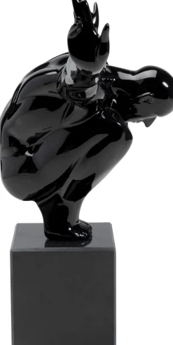 KARE Design Koriste-Esineet*Athlet Atleetti Koriste-esine, Figuuri, Musta 75cm