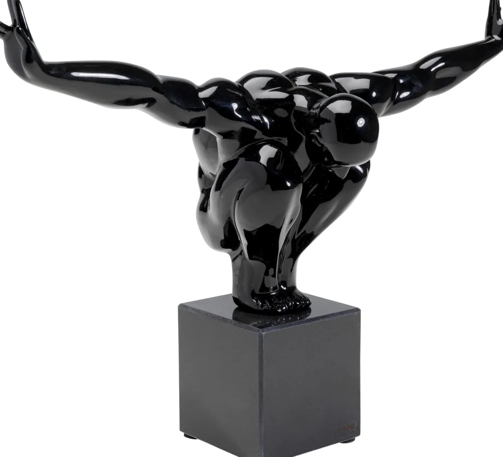 KARE Design Koriste-Esineet*Athlet Koriste-esine, Musta, Pieni 43cm