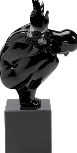 KARE Design Koriste-Esineet*Athlet Koriste-esine, Musta, Pieni 43cm