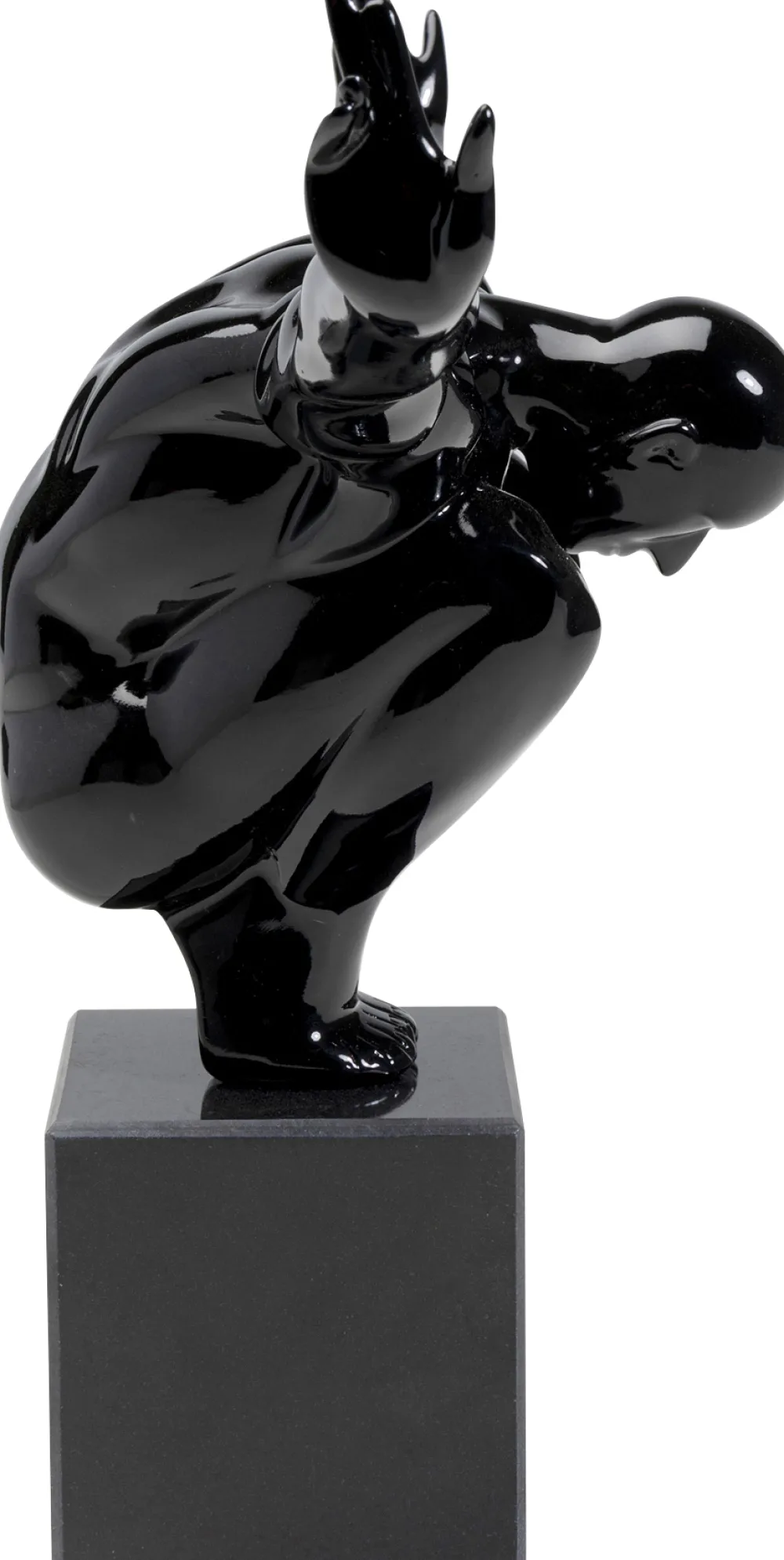 KARE Design Koriste-Esineet*Athlet Koriste-esine, Musta, Pieni 43cm