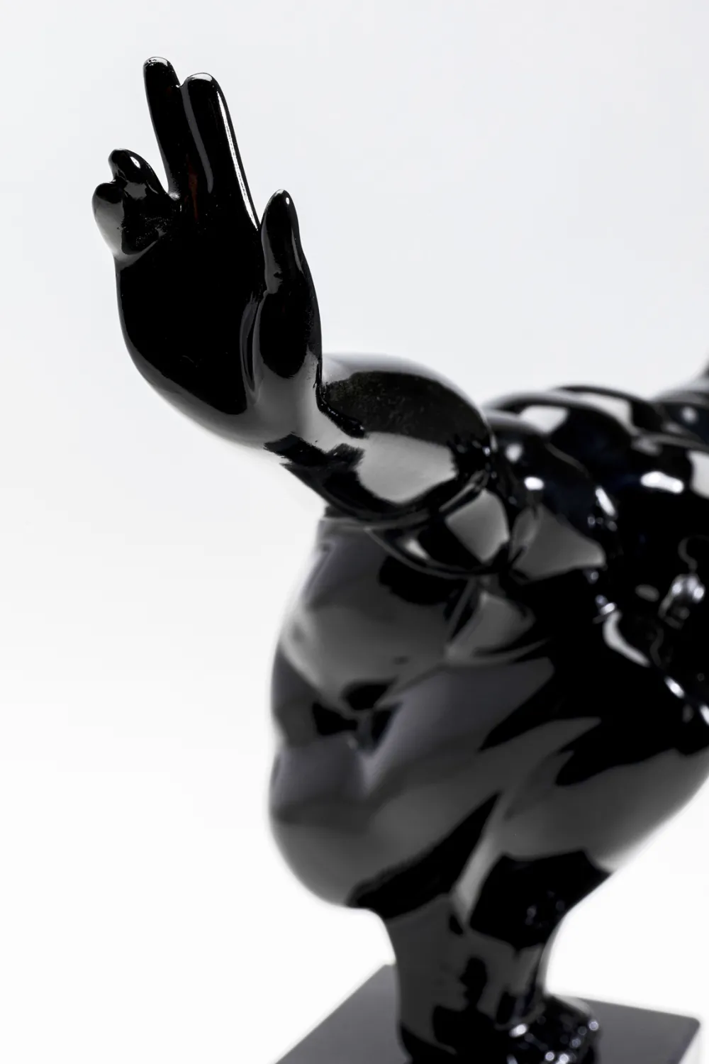 KARE Design Koriste-Esineet*Athlet Koriste-esine, Musta, Pieni 43cm