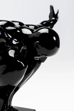 KARE Design Koriste-Esineet*Athlet Koriste-esine, Musta, Pieni 43cm