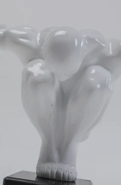 KARE Design Koriste-Esineet*Athlet Koriste-esine, Valkoinen, Pieni