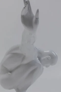 KARE Design Koriste-Esineet*Athlet Koriste-esine, Valkoinen, Pieni