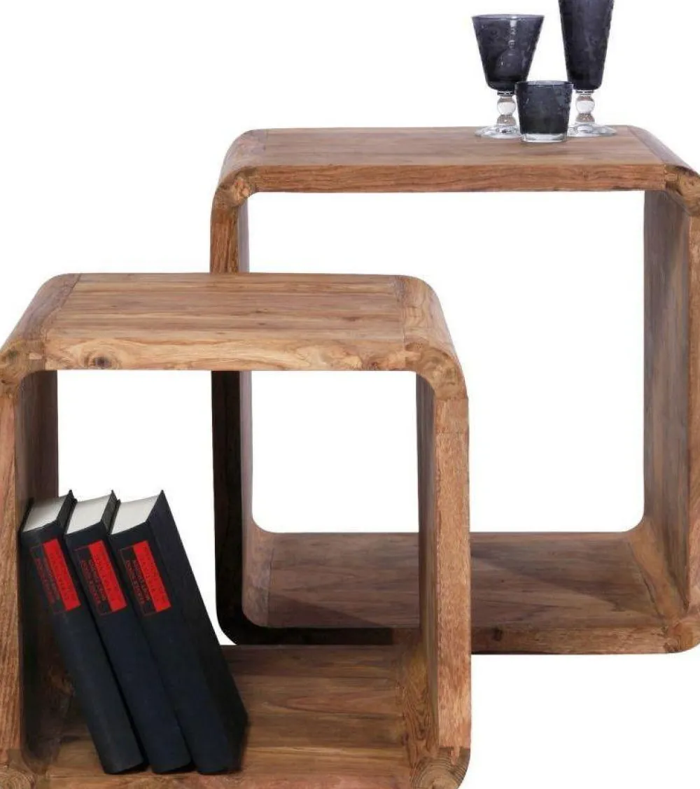 KARE Design Sohvapöydät*Authentico Cube Square Kuutio (2/Setti)