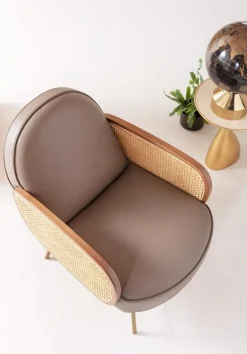 KARE Design Nojatuolit*Bahia Nojatuoli, Nahka, Rottinki