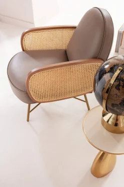 KARE Design Nojatuolit*Bahia Nojatuoli, Nahka, Rottinki