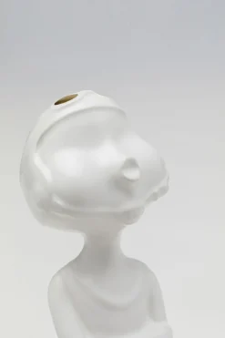 KARE Design Koriste-Esineet*Ball Girl, Tyttö Ja Pallo Koriste-esine, Valkoinen