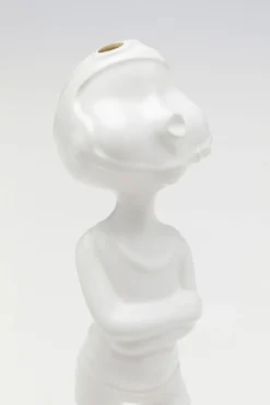 KARE Design Koriste-Esineet*Ball Girl, Tyttö Ja Pallo Koriste-esine, Valkoinen