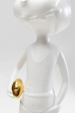 KARE Design Koriste-Esineet*Ball Girl Tyttö Koriste-esine Valkoinen 41cm