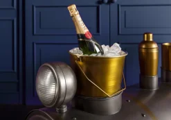 KARE Design Baarit*Bar Steamlock Baari Veturi, Teräs, Mangopuu 225cm