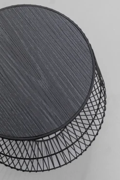 KARE Design Sohvapöydät*Beam Black Sivupöytä Musta Ø40cm