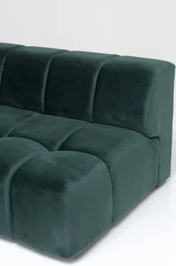KARE Design Kulmasohvat*Belami Kulmasohva - Samettia, Tummanvihreä, Vasen 265cm