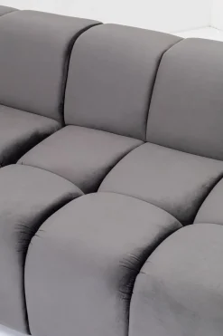 KARE Design Kulmasohvat*Belami Velvet Kulmasohva -samettia, Harmaa, Vasen