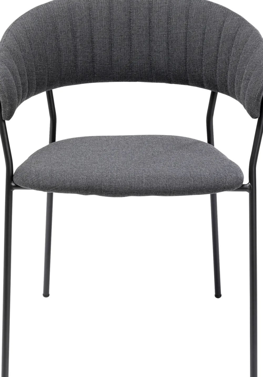 KARE Design Tuolit*Belle Tuoli Käsinojilla - Antrasiitti (2/Setti)