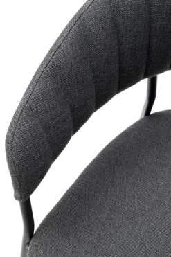 KARE Design Tuolit*Belle Tuoli Käsinojilla - Antrasiitti (2/Setti)