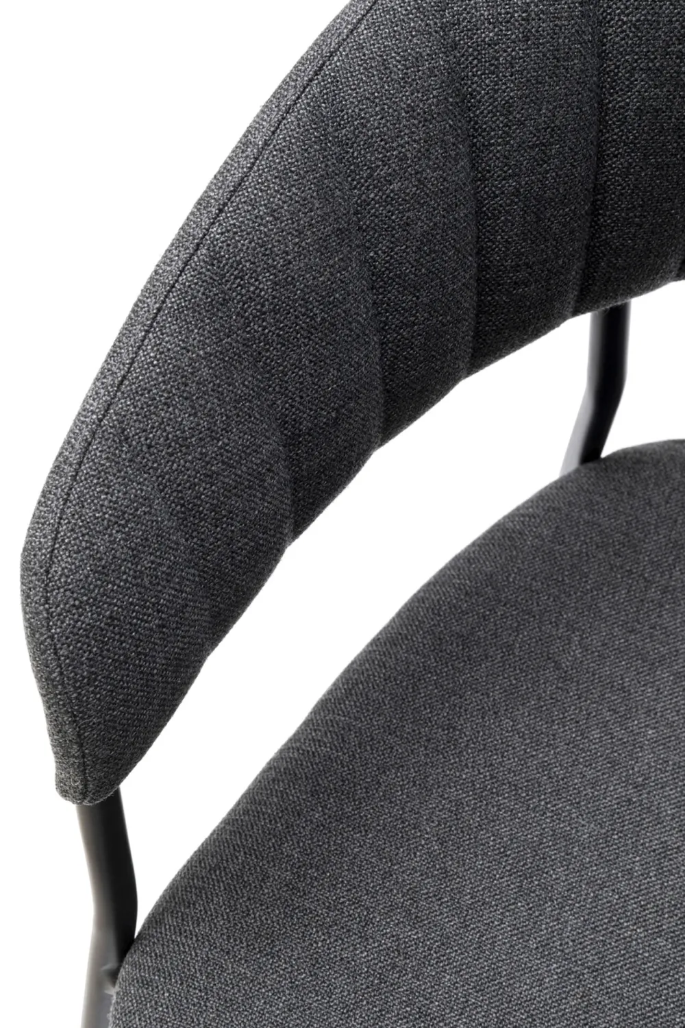 KARE Design Tuolit*Belle Tuoli Käsinojilla - Antrasiitti (2/Setti)