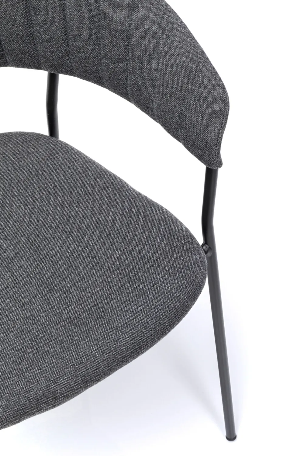 KARE Design Tuolit*Belle Tuoli Käsinojilla - Antrasiitti (2/Setti)