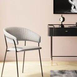 KARE Design Tuolit*Belle Tuoli Käsinojilla - Beige (2/Setti)