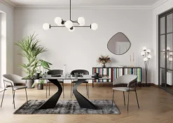 KARE Design Tuolit*Belle Tuoli Käsinojilla - Beige (2/Setti)