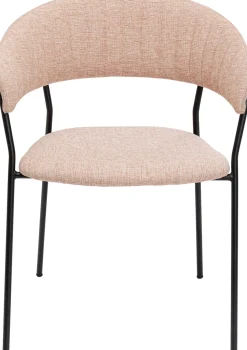 KARE Design Tuolit*Belle Tuoli Käsinojilla - Roosa (2/Setti)