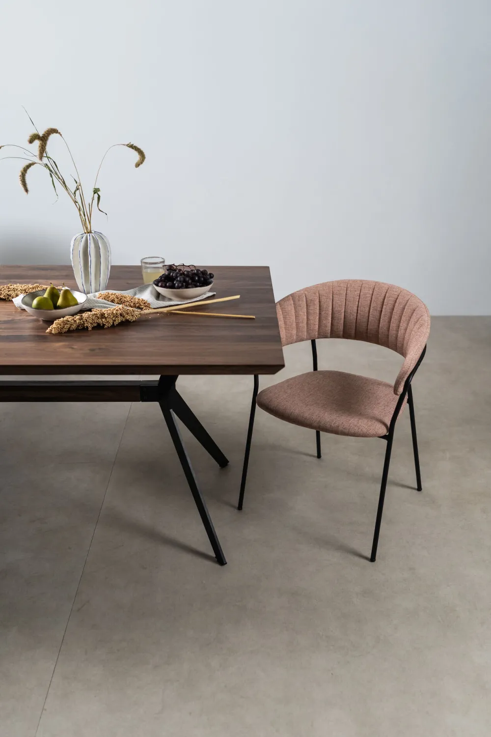 KARE Design Tuolit*Belle Tuoli Käsinojilla - Roosa (2/Setti)