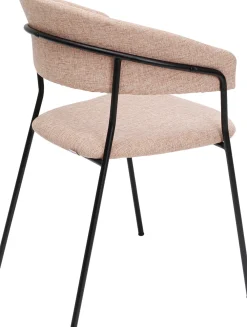 KARE Design Tuolit*Belle Tuoli Käsinojilla - Roosa (2/Setti)