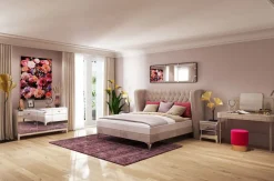 KARE Design Sängyt*Benito Moon Sänky, Kermanvärinen 160x200cm