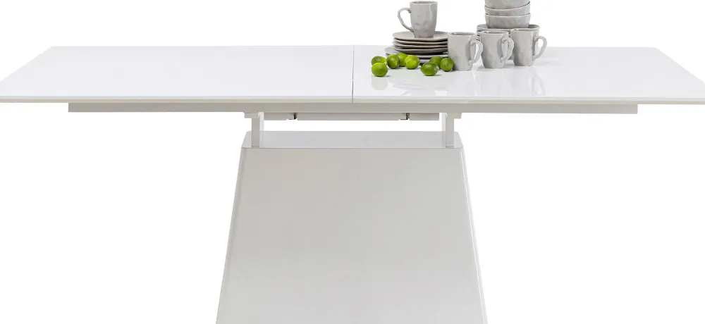 KARE Design Pöydät*Benvenuto Jatkettava Pöytä, Valkoinen 200(50)x110cm