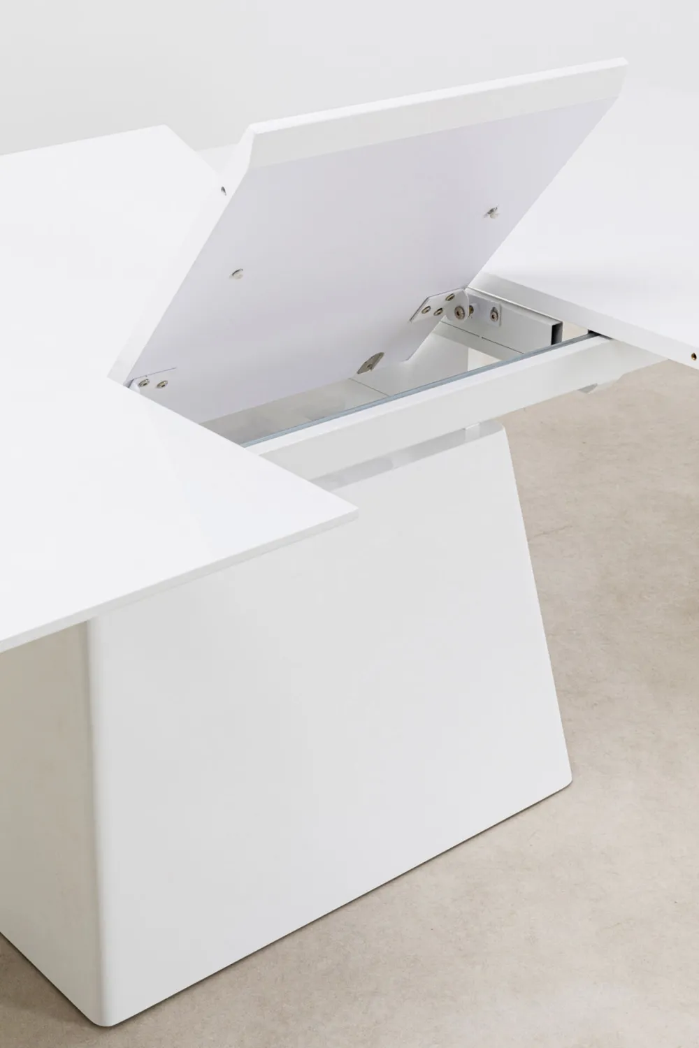 KARE Design Pöydät*Benvenuto Jatkettava Pöytä, Valkoinen 200(50)x110cm