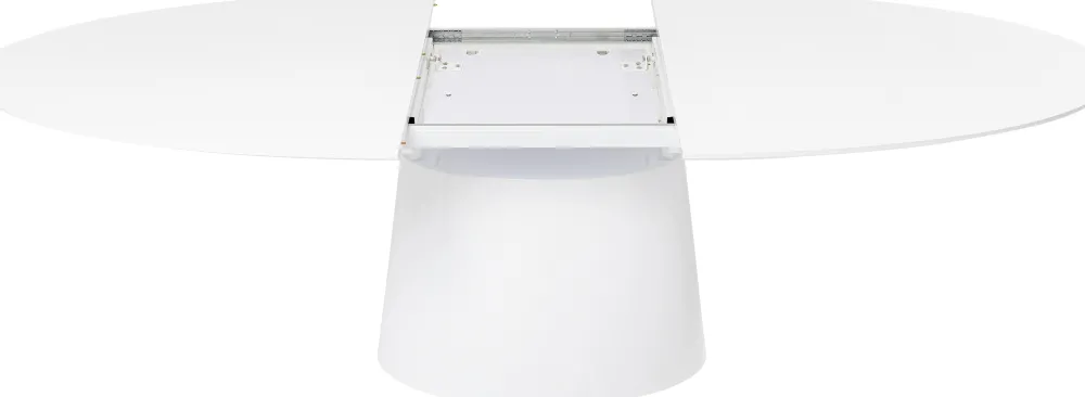 KARE Design Pöydät*Benvenuto Jatkettava Pöytä, Valkoinen 200(50)x110cm