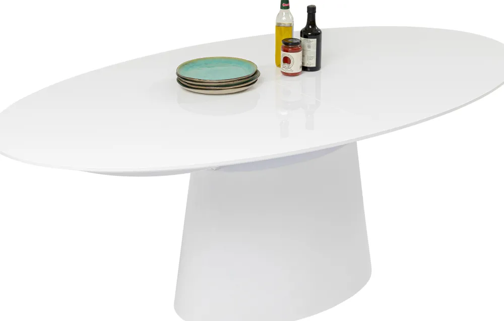 KARE Design Pöydät*Benvenuto Jatkettava Pöytä, Valkoinen 200(50)x110cm