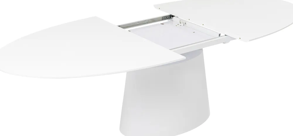 KARE Design Pöydät*Benvenuto Jatkettava Pöytä, Valkoinen 200(50)x110cm