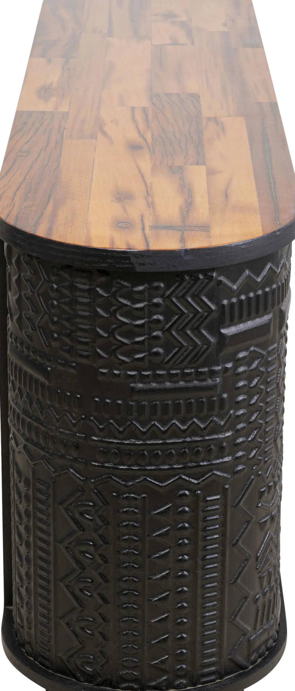 KARE Design Lipastot*Berber Senkki, Mangopuuta, Musta 160x75cm