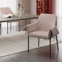 KARE Design Tuolit*Bess Flitter Tuoli Käsinojilla, Beige