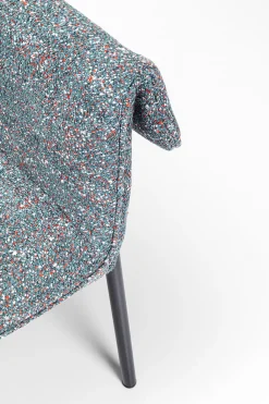 KARE Design Tuolit*Bess Flitter Tuoli Käsinojilla, Harmaa