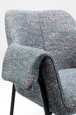 KARE Design Tuolit*Bess Flitter Tuoli Käsinojilla, Harmaa