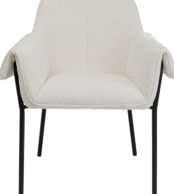 KARE Design Tuolit*Bess Tuoli Käsinojilla, Kermanvärinen