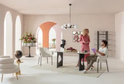 KARE Design Tuolit*Bess Tuoli Käsinojilla, Kermanvärinen