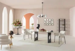 KARE Design Tuolit*Bess Tuoli Käsinojilla, Kermanvärinen