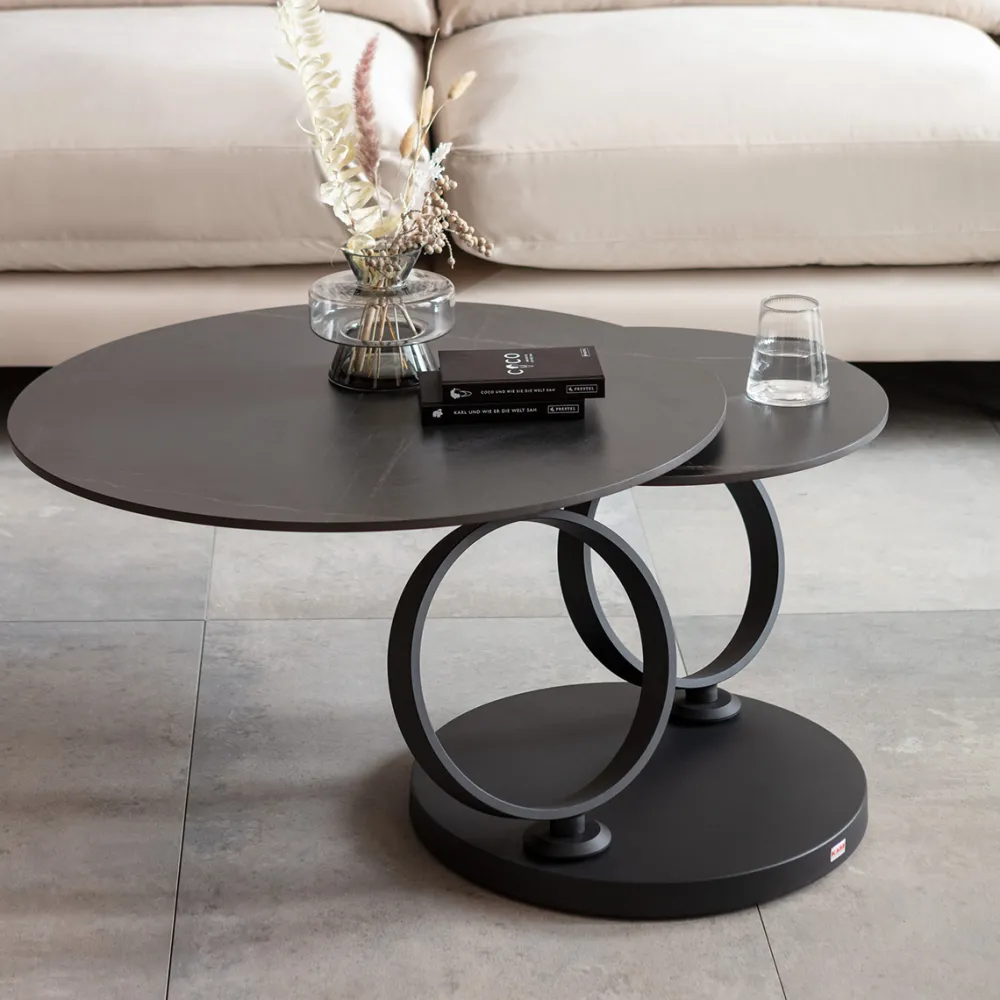 KARE Design Sohvapöydät*Beverly Sohvapöytä, Musta 133x80cm