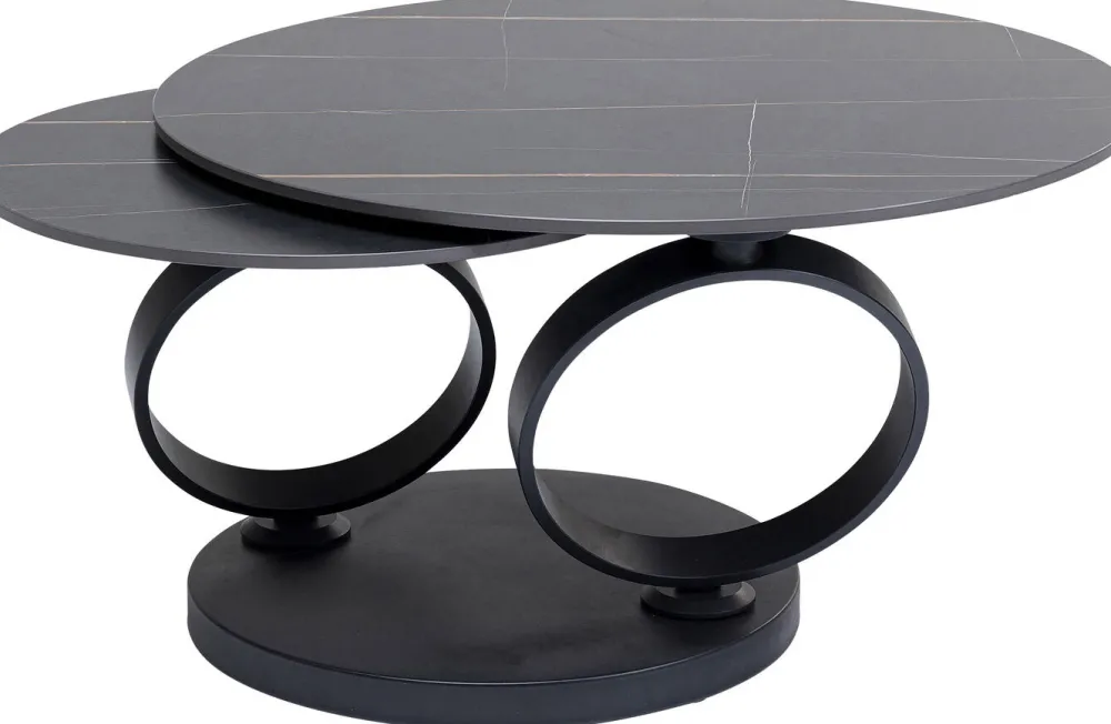 KARE Design Sohvapöydät*Beverly Sohvapöytä, Musta 133x80cm