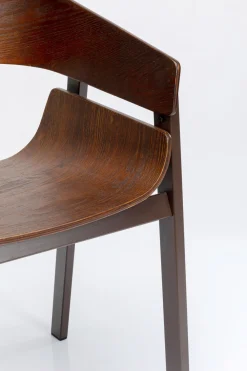 KARE Design Tuolit*Biarritz Tuoli Käsinojilla Ruskea