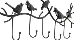 KARE Design Seinänaulakot*Birds Gossip Linnut Seinänaulakko, Musta 71cm