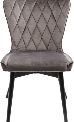 KARE Design Tuolit*Black Marshall Velvet Tuoli Harmaa