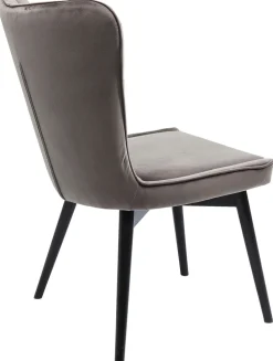 KARE Design Tuolit*Black Marshall Velvet Tuoli Harmaa