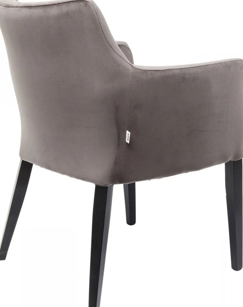 KARE Design Tuolit*Black Mode Velvet Tuoli Käsinojilla, Harmaa