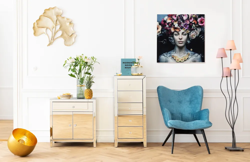 KARE Design Olohuone|Nojatuolit*Black Vicky Velvet Nojatuoli Sinivihreä