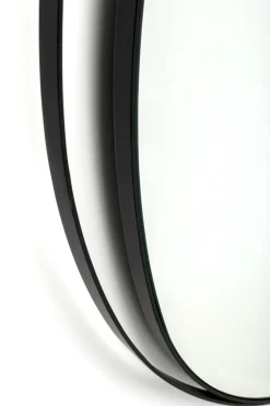 KARE Design Peilit*Bonita Seinäpeili, Musta Ø80cm